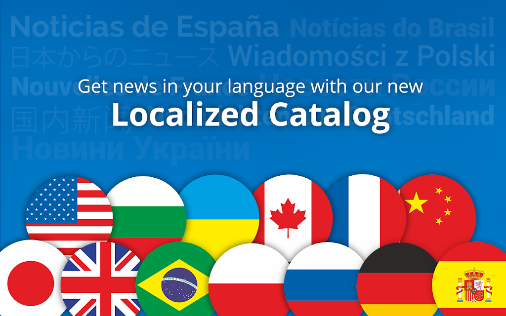 Get news in your language with our new localized catalog