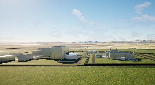 Digital rendering of Natrium Advanced Reactor Demonstration Project.