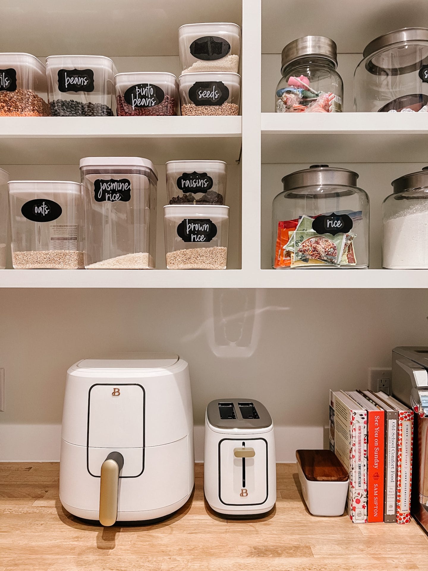 drew barrymore beautiful air fryer toaster pantry