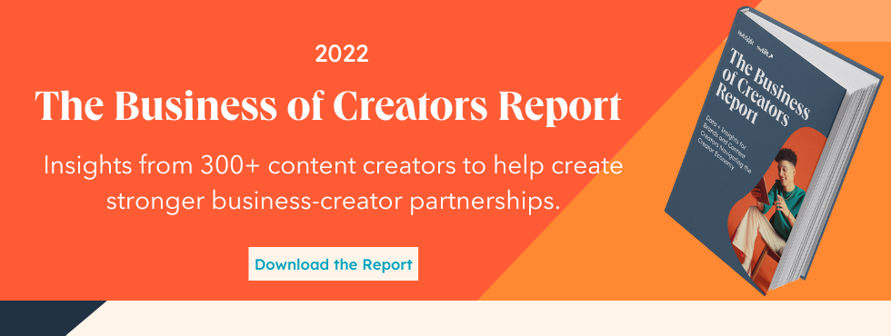 Download the 2022 Business of Creators Report.