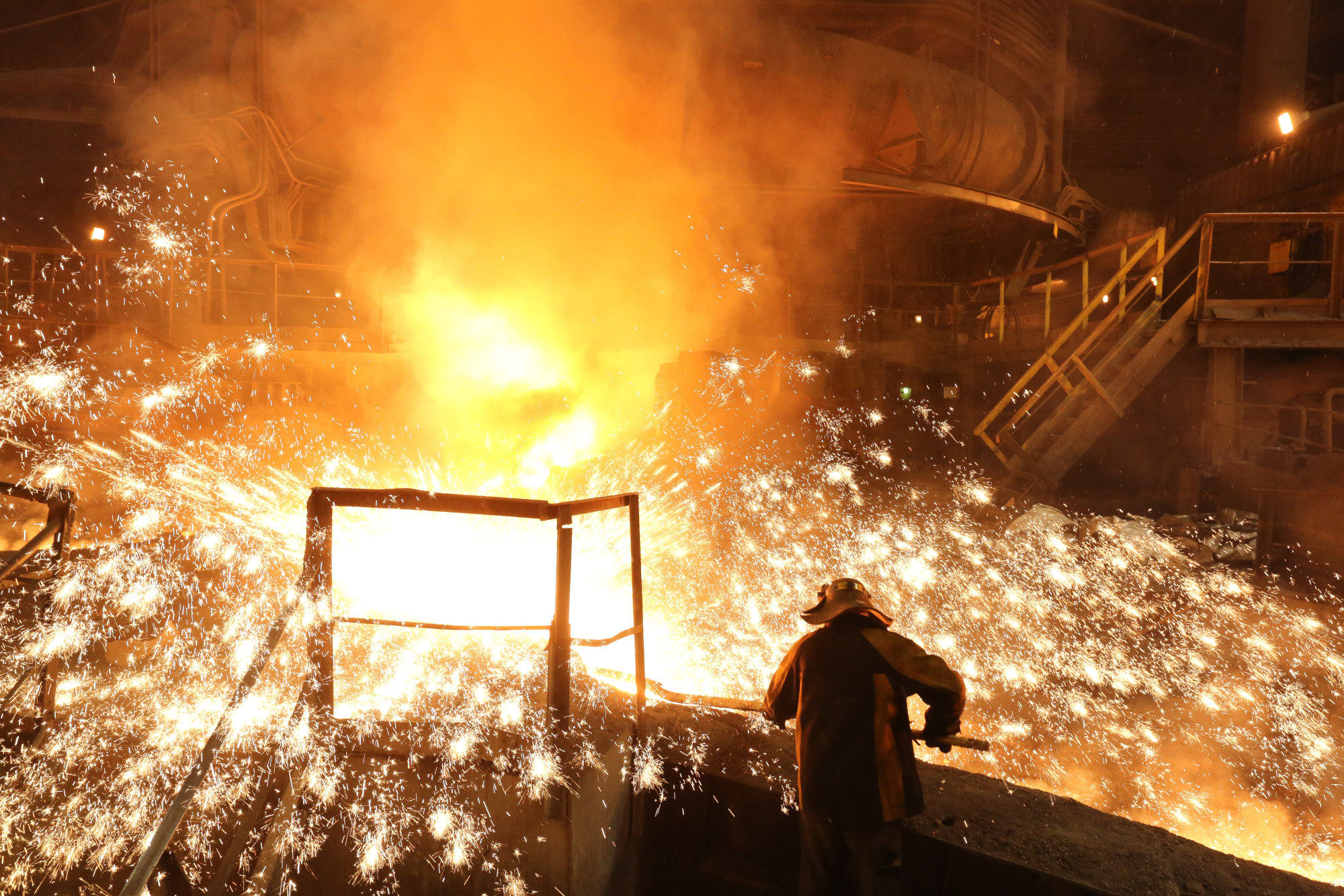 A blast furnace